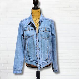 Ridgecut Women’s 100% Cotton Denim Work Jacket | Medium Wash Jean Jacket